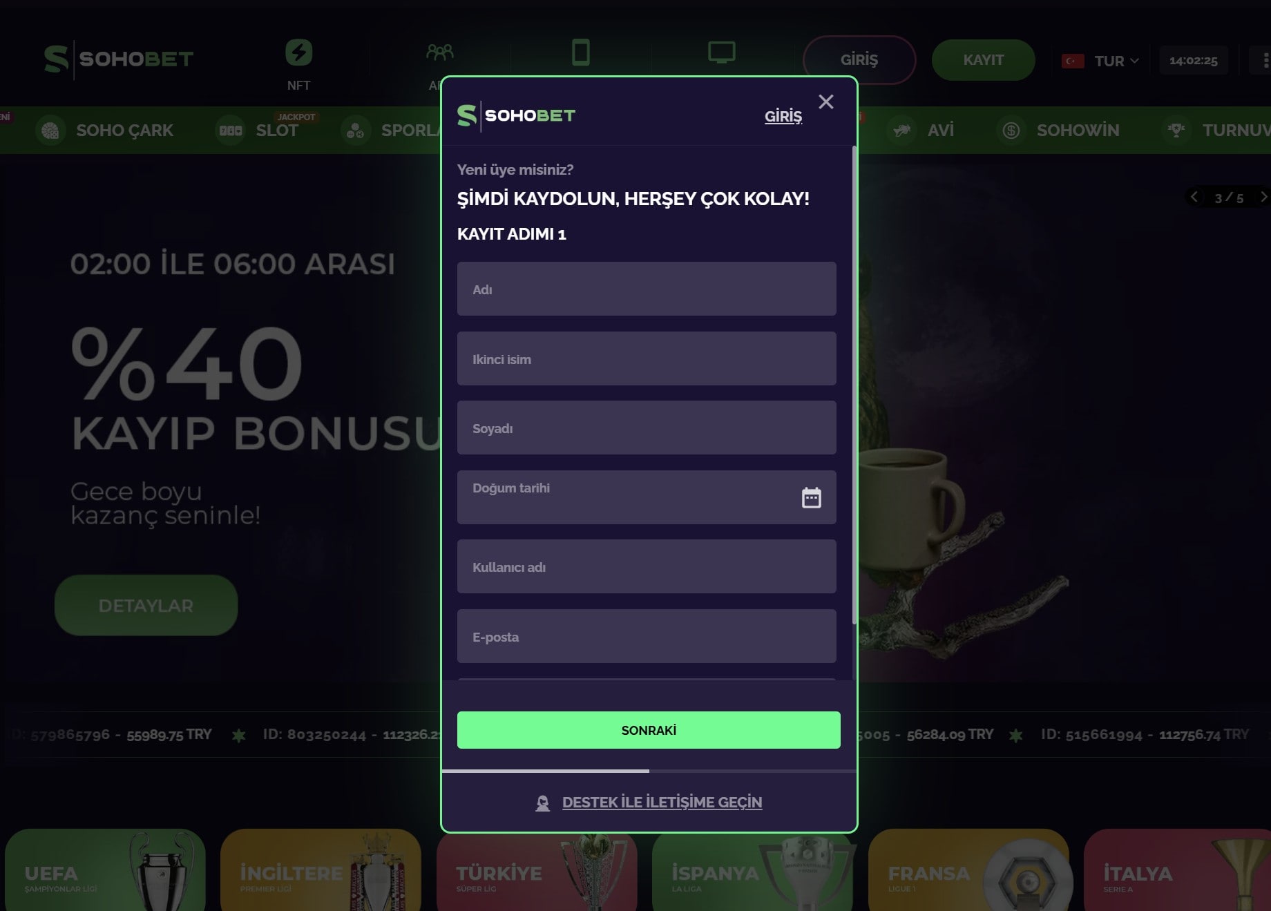 sohobet twitter giriş